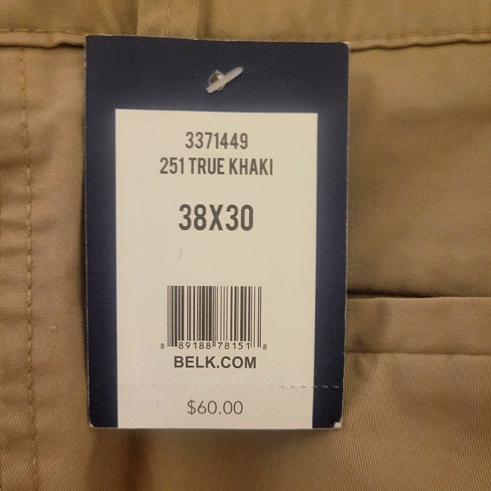 Crown & Ivy 251 True Khaki Men's Pants